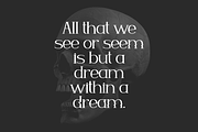 Fade to Darkness Serif, a Serif Font by Beck McCormick (Thumbnail 2 of 10)