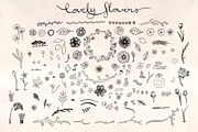 130+ Lovely Flowers Graphics Bundle!, an Illustration by Violet LeBeaux (Thumbnail 1 of 4)