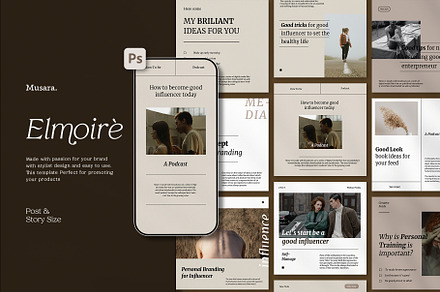 Elmoire - Aesthetic Instagram Pack