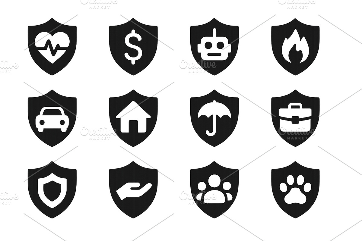 Icons representing various aspects, a Finance Illustration by ZinetroN