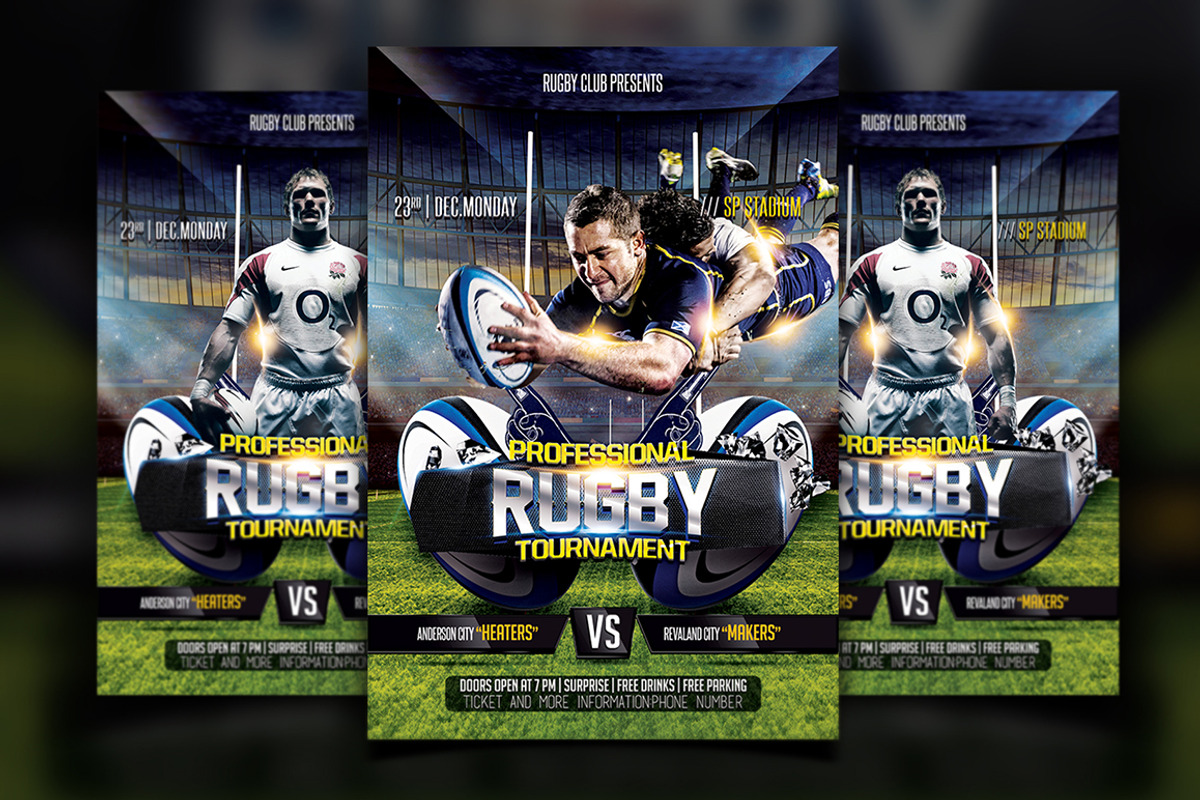 Sports Flyer Bundle, a Flyer Template by Basez Flyers (Photo 7 of 11)