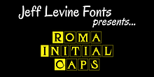 Roma Initial Caps JNL