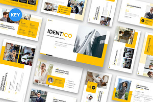 Identico - Company Profile Keynote, a Presentation Template by Fit-tee
