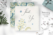 Powder Blue Paisley, a Pattern Graphic by Zeesi Design Garden (Thumbnail 2 of 8)