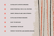60 Retro Oil & Wax Crayon Brushes, a Brush Add-On by Brigantine Designs (Thumbnail 2 of 6)