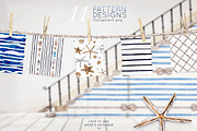 Marine Seaside Nautical set, an Object Graphic by Aquarellina (Thumbnail 7 of 12)