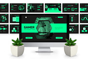 Gamer - Esport Google Slide, a Presentation Template by Deepslide Studio (Thumbnail 5 of 6)