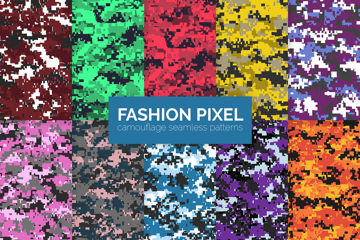 240 Camouflage Patterns Bundle, a Pattern Graphic by 3Y_Design (Photo 13 of 26)