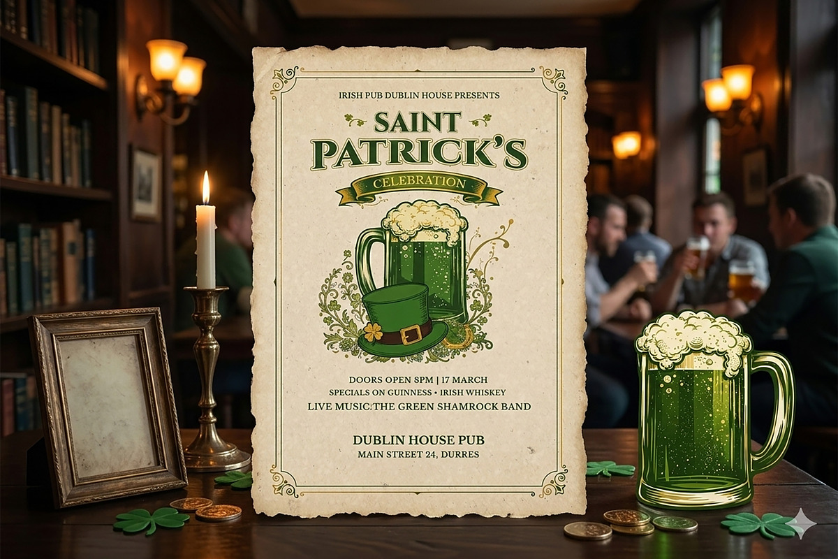 St Patrick's Day Flyer, a Flyer Template by Estartshop (Photo 1 of 2)