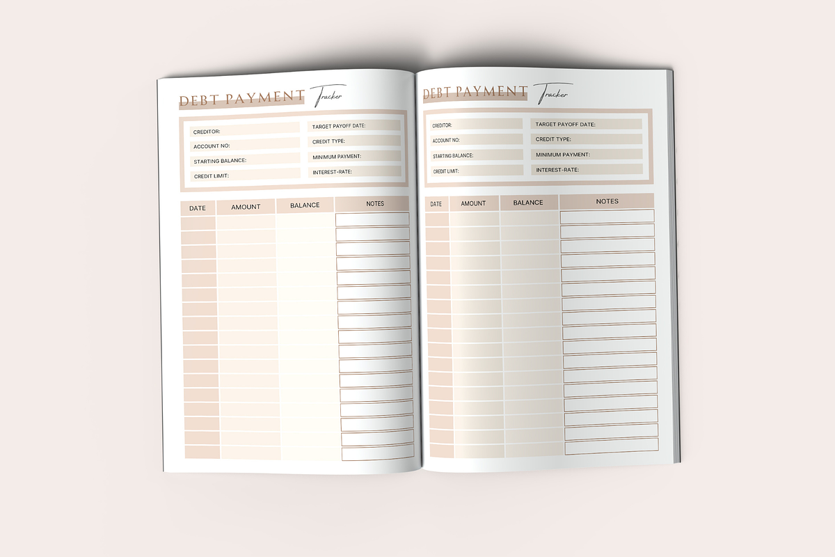 Debt Payment Tracker, a Templates & Theme by KDPISH (Photo 3 of 4)