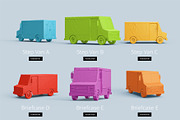Papercraft Step Van, an Object Graphic by TITO (Thumbnail 2 of 3)