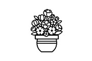 Flower Pot Silhouette Vector Bundle, an Illustration by jahid234 (Thumbnail 12 of 49)
