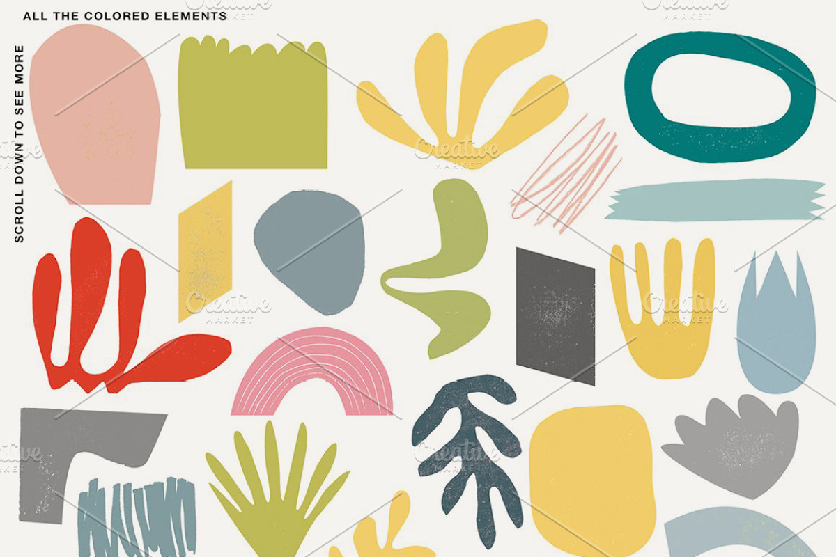 Abstract art cutouts, a Decorative Illustration by Mii Lab (Photo 17 of 17)