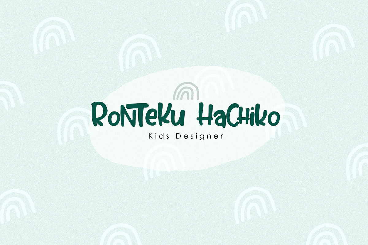 Bubble Mint - Funwritten Font preview 6