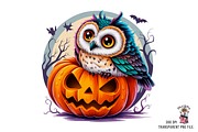 Halloween Owl Sublimation PNG Bundle, a Graphic by Clipart Bloom (Thumbnail 5 of 11)