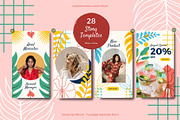 Tropical Leave Social Media Template, a Social Media Template by Millusti (Thumbnail 7 of 11)