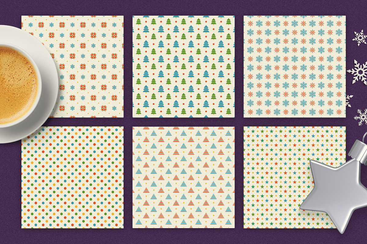 Christmas Retro Design Bundle, a Poster Template by Vasya Kobelev (Photo 9 of 11)