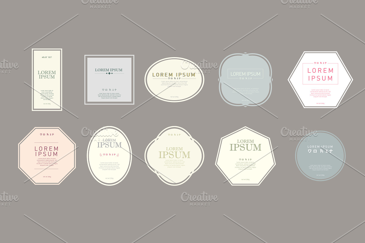 Floral background and Label Design, a Pattern Graphic by Rejoice Creative Assets (Photo 6 of 6)