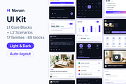 Novum UI Kit: 89 Blocks Light & Dark, an UI Kit Template by lynnn423 (Thumbnail 1 of 7)