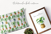 Watercolor boho interior, an Illustration by Natalia Fedorova (Thumbnail 2 of 8)