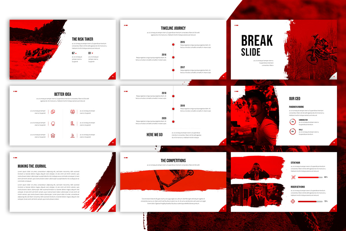 Screamx Google Slides Template, a Presentation Template by Jegtheme (Photo 2 of 4)