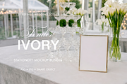 Tender Ivory Wedding Mockup Bundle, an Advertising Mockup by Serenefeeling (Thumbnail 1 of 14)