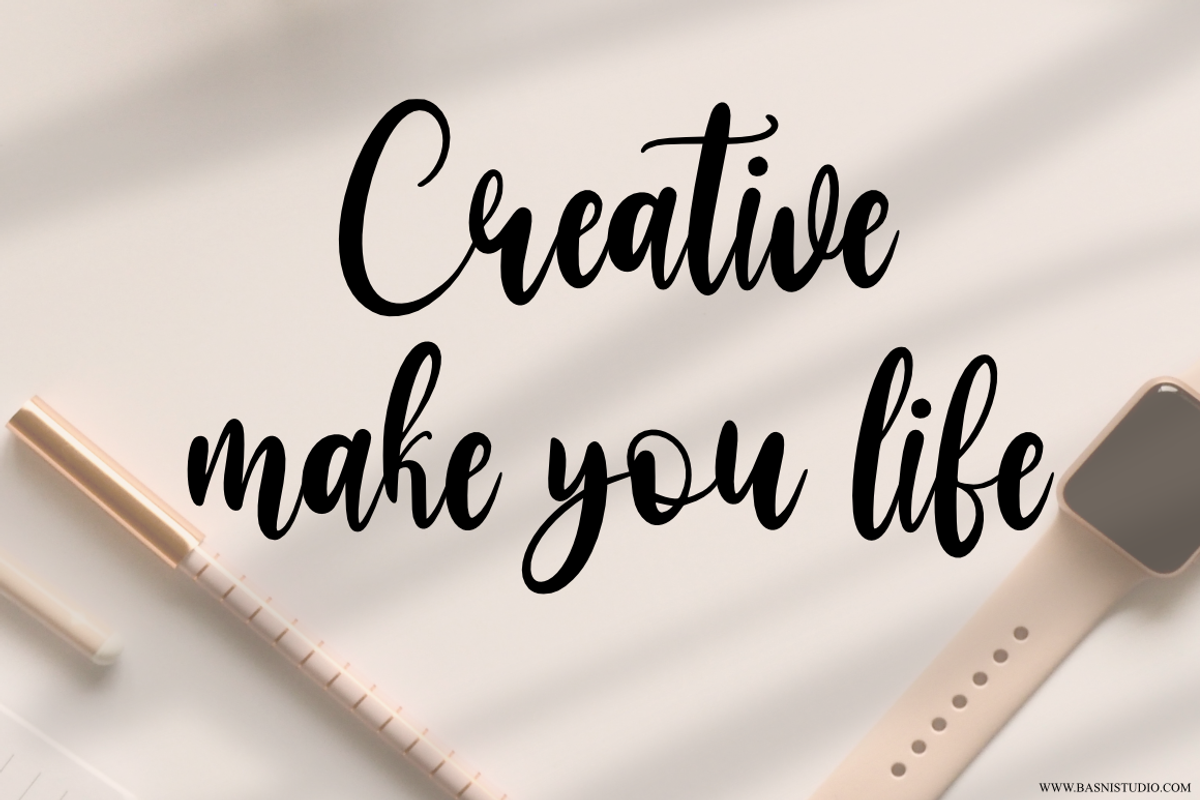Honey Bear ~ Handwritten Font, a Handwritten Font by Basnistudio (Photo 2 of 5)