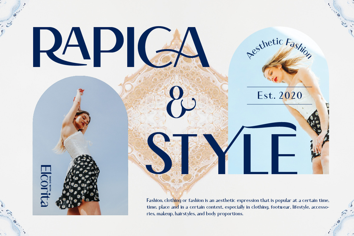 Elcorita, a Sans Serif Font by kerismaker (Photo 7 of 12)