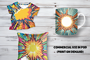 Comic Style Pop Art Background, a Background Graphic by LA Design (Thumbnail 7 of 10)