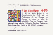 Ptolemei Colored drop caps font, a Blackletter Font by kaer_shop (Thumbnail 6 of 12)