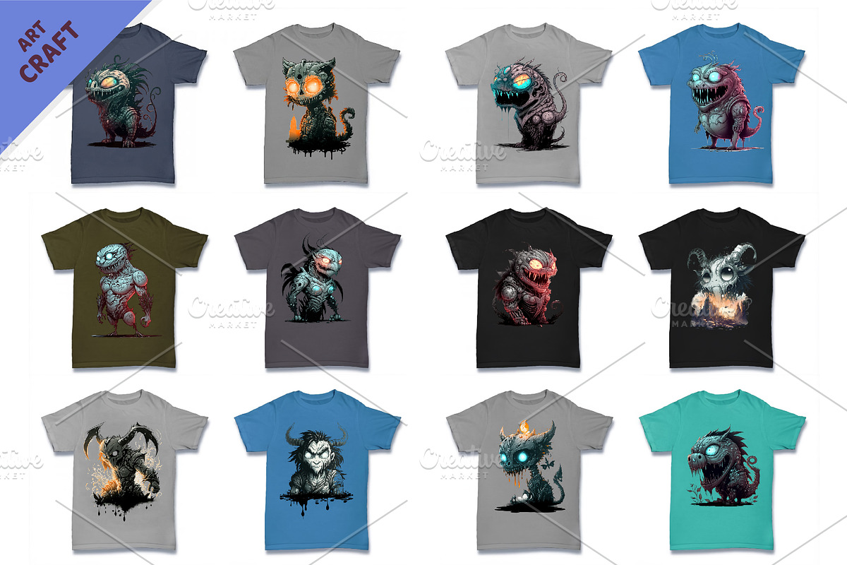 Big Bundle T-Shirt-designs., an Animal Illustration by KENO Mascots (Photo 3 of 4)