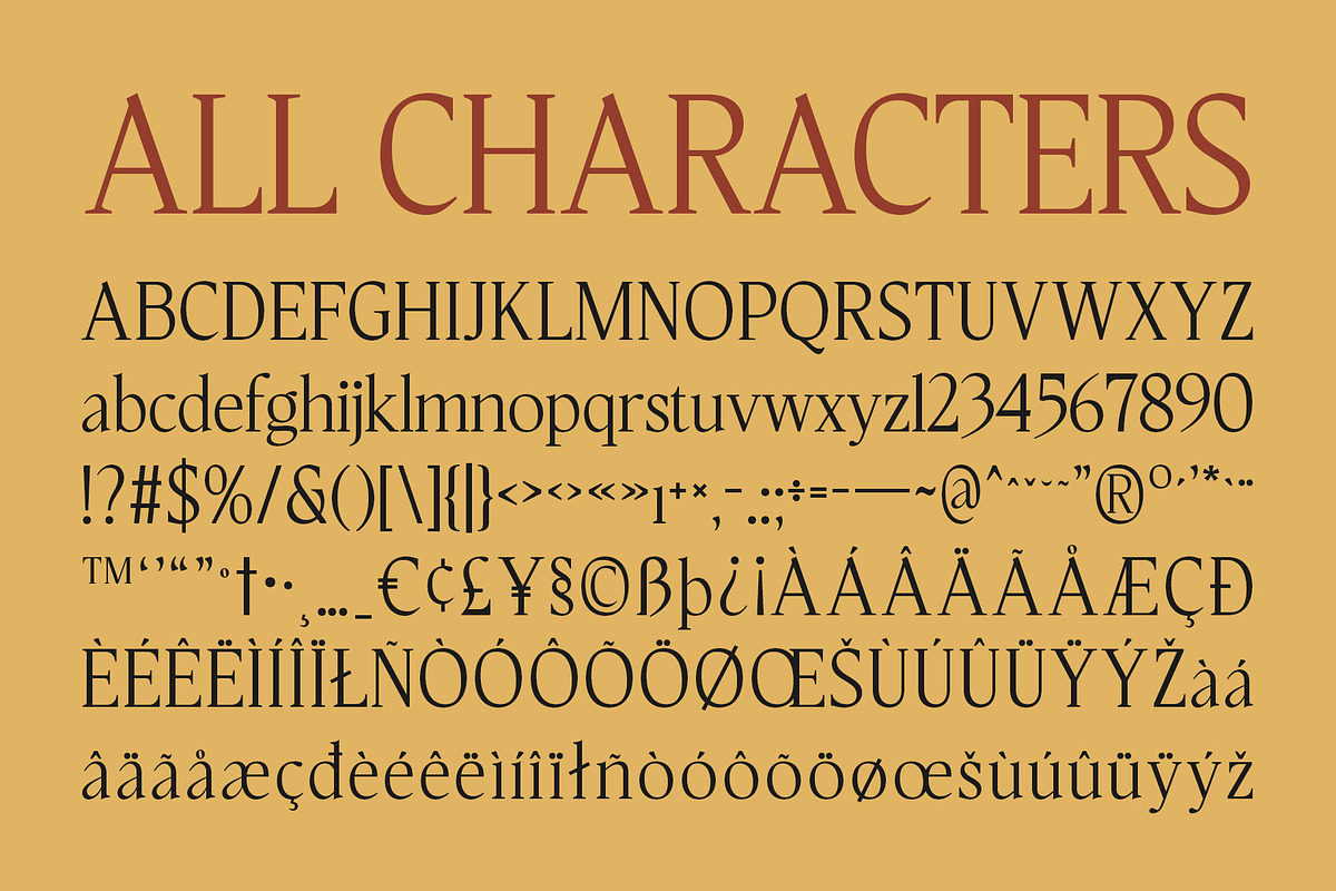 CS Quinzel – Contemporary Font, a Serif Font by Craft Supply Co. (Photo 8 of 8)