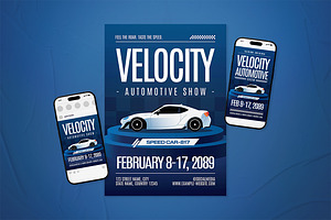 Auto Show Event Flyer Set, a Flyer Template by The Good Store
