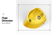 Construction Helmet Mockup, a Product Mockup by SLAB! Design (Thumbnail 2 of 6)