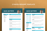 Resume Template 26, a Resume Template by graphicalcium (Thumbnail 2 of 3)