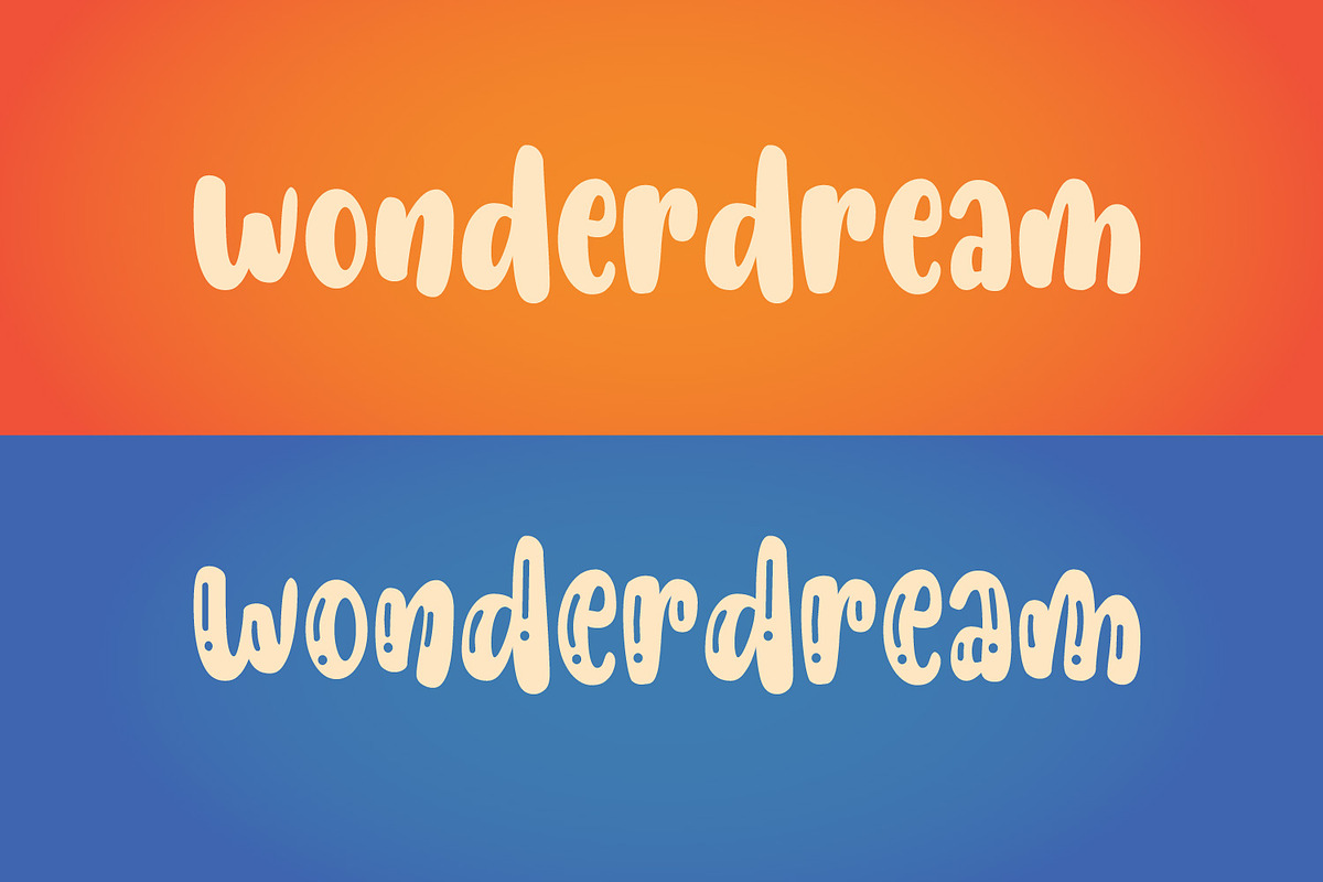 Wonder Dream, a Font by sabrcreative (Photo 4 of 6)