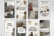 Coquette Instagram Template, a Social Media Template by ZenSocialDesigns (Thumbnail 4 of 9)