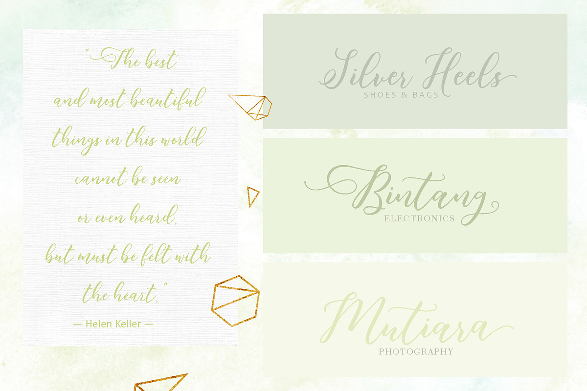 Camelia Script preview 3