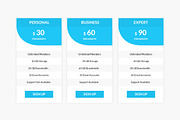 Clean Pricing Tables, a Templates & Theme by Youme Techworld (Thumbnail 2 of 6)