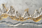 27 Landscapes on a concrete wall, an Arts & Entertainment Photo by Handmadefont (Thumbnail 15 of 28)