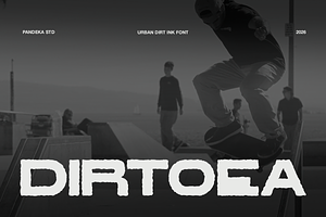 Dirtoea - Urban Dirt Ink Font