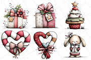 Whimsical Cute Christmas Wonderland, an Illustration by DreamPrint404 (Thumbnail 4 of 6)