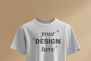 Blank T-shirt Mockup PSD, a Shirt Mockup by mockeyai