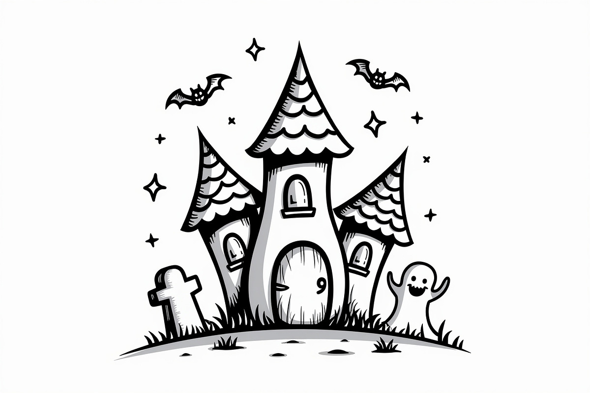 Spooky Halloween Clipart Set, an Illustration by BIPLOB EXPERT (Photo 8 of 26)