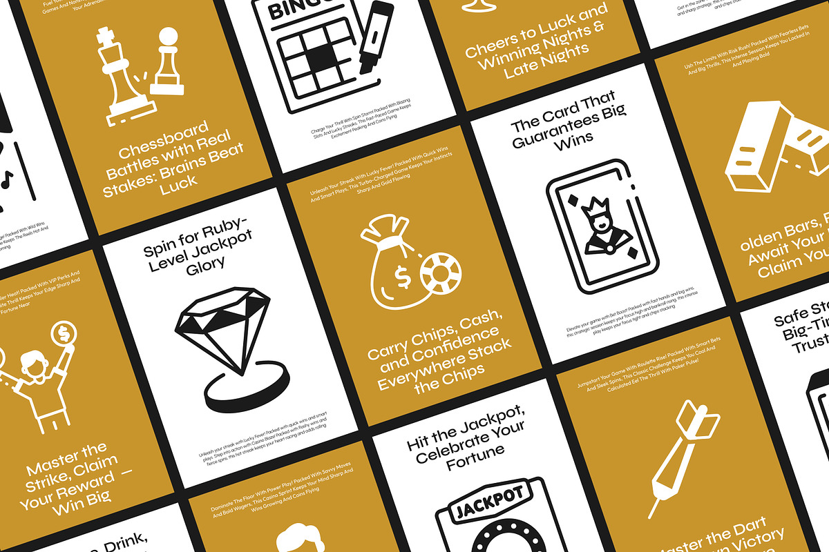 Casino and Gambling Club Icon Set, a Solid Icon by Vectors Market (Photo 3 of 7)