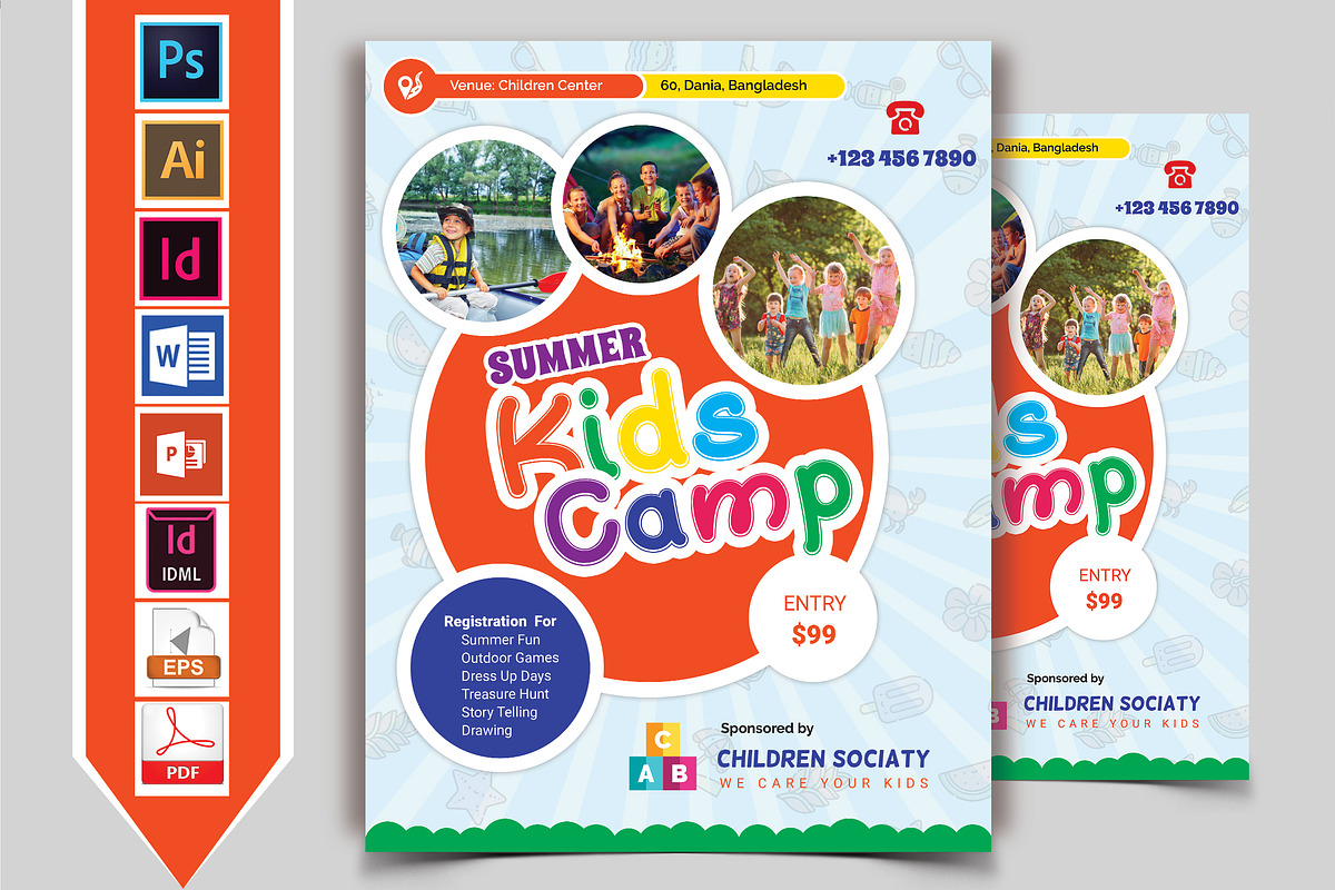10 Kids Summer Camp Flyers 90% OFF, a Flyer Template by Imagine Design Studio (Photo 7 of 12)