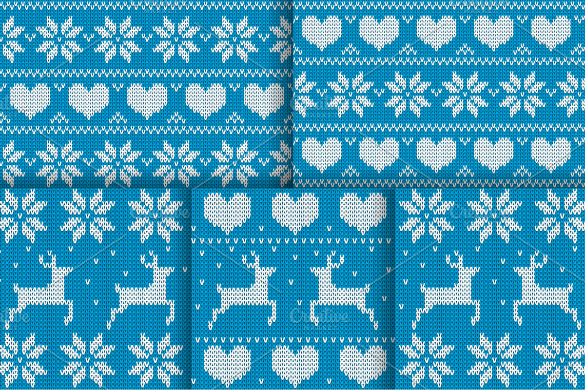 Set of 27 Christmas seamless pattern, a Pattern Graphic by Tori Design (Photo 4 of 4)