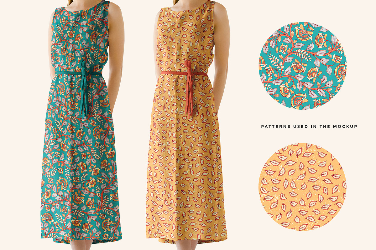 Women's Sleeveless Dress Mockup, a Product Mockup by Designertale (Photo 4 of 7)