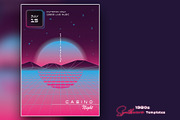 1980s Synthwave Templates, a Flyer Template by Polar Vectors (Thumbnail 6 of 7)