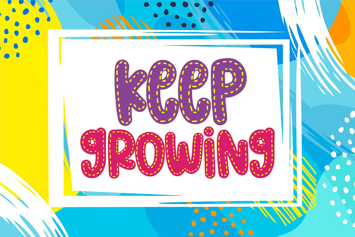 Triple Magic Font, a Handwritten Font by Dm Studio (Photo 2 of 5)